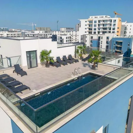 Apartment Complex Meraki Cu Piscina Aproape De Mare Navodari